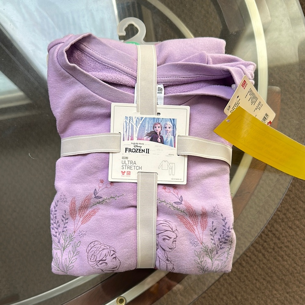 Frozen II Lavender Pajama Set size 14